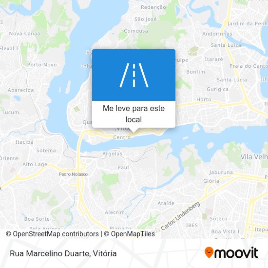 Rua Marcelino Duarte mapa