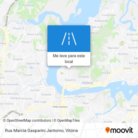 Rua Marcia Gasparini Jantorno mapa