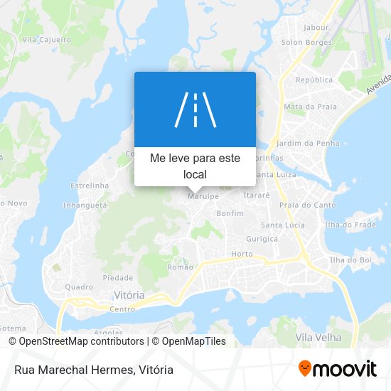 Rua Marechal Hermes mapa