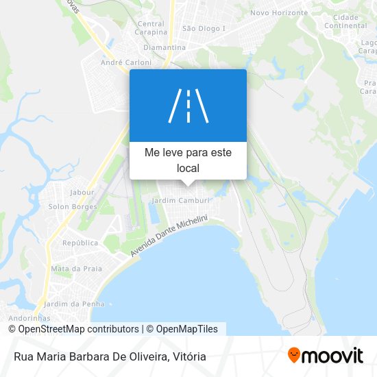 Rua Maria Barbara De Oliveira mapa