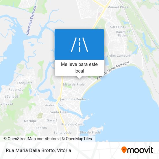 Rua Maria Dalla Brotto mapa