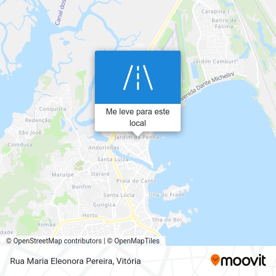 Rua Maria Eleonora Pereira mapa