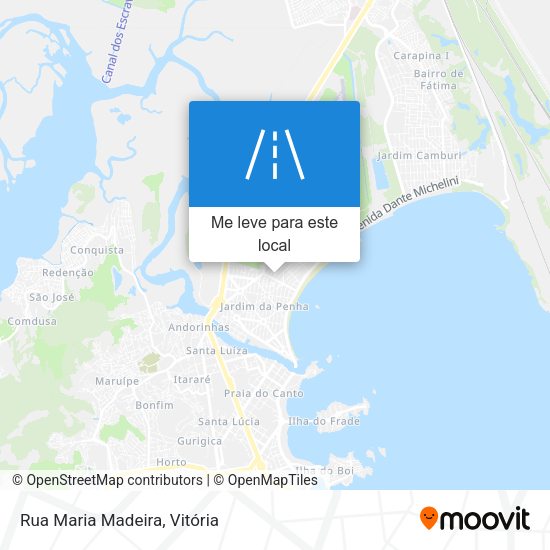 Rua Maria Madeira mapa