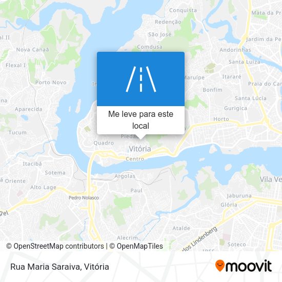 Rua Maria Saraiva mapa