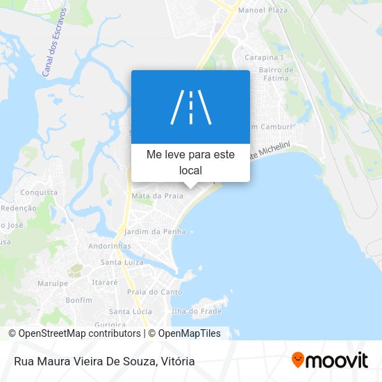 Rua Maura Vieira De Souza mapa