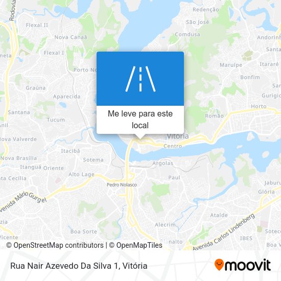 Rua Nair Azevedo Da Silva 1 mapa