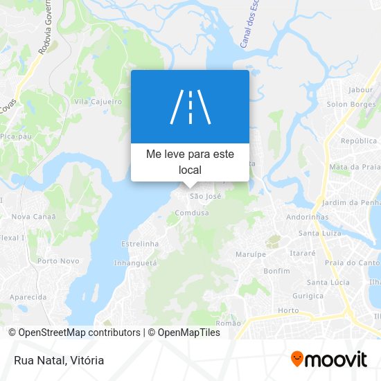 Rua Natal mapa