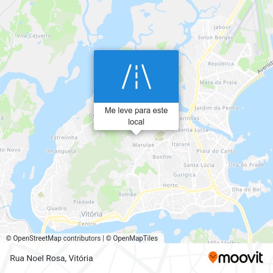 Rua Noel Rosa mapa