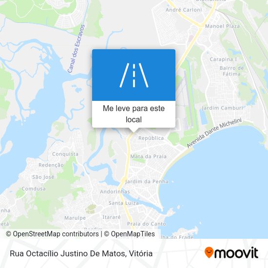 Rua Octacílio Justino De Matos mapa