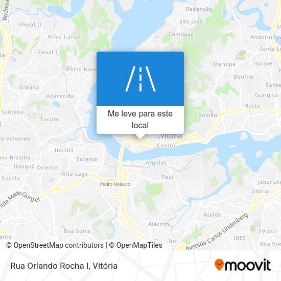 Rua Orlando Rocha I mapa