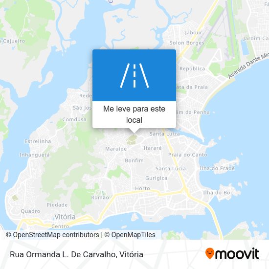 Rua Ormanda L. De Carvalho mapa