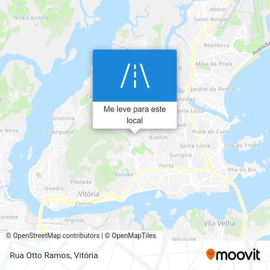 Rua Otto Ramos mapa