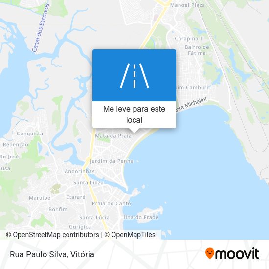 Rua Paulo Silva mapa