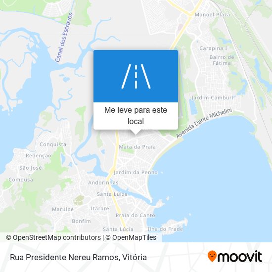 Rua Presidente Nereu Ramos mapa