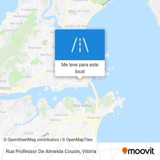 Rua Professor De Almeida Cousin mapa