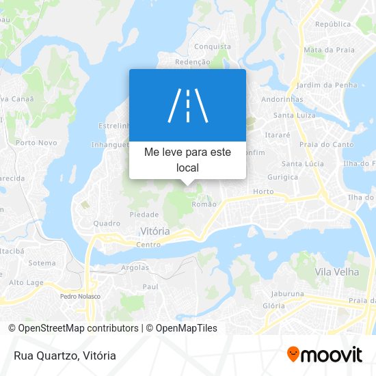 Rua Quartzo mapa