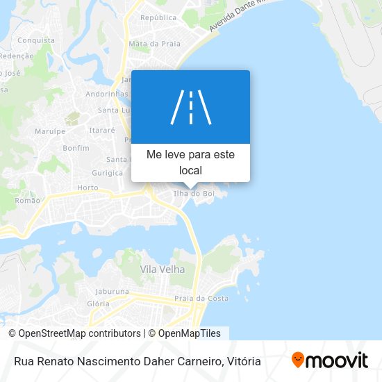 Rua Renato Nascimento Daher Carneiro mapa