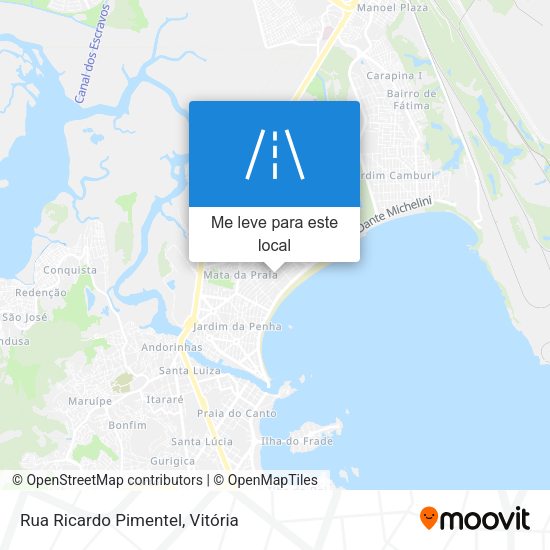 Rua Ricardo Pimentel mapa