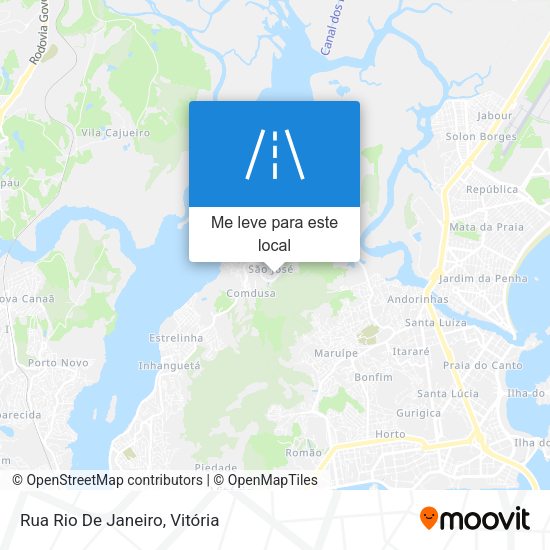 Rua Rio De Janeiro mapa