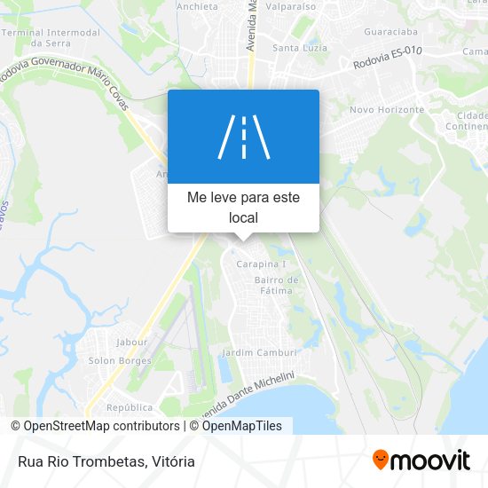 Rua Rio Trombetas mapa