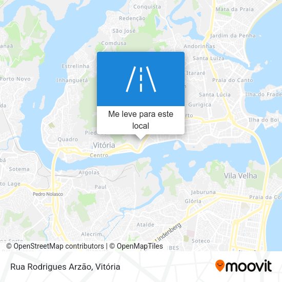 Rua Rodrigues Arzão mapa