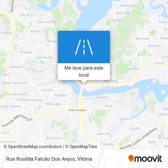 Rua Rosilda Falcão Dos Anjos mapa