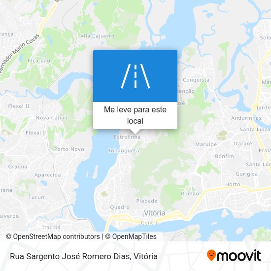 Rua Sargento José Romero Dias mapa