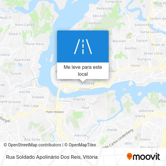 Rua Soldado Apolinário Dos Reis mapa