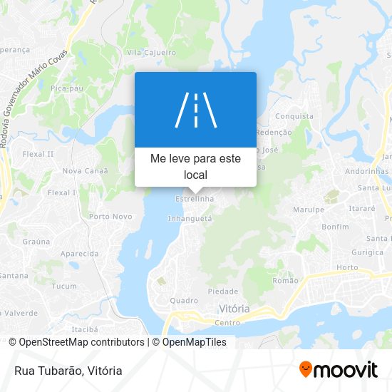 Rua Tubarão mapa