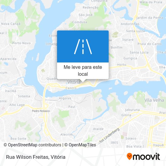 Rua Wilson Freitas mapa