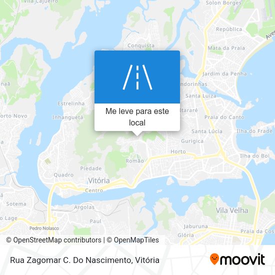 Rua Zagomar C. Do Nascimento mapa