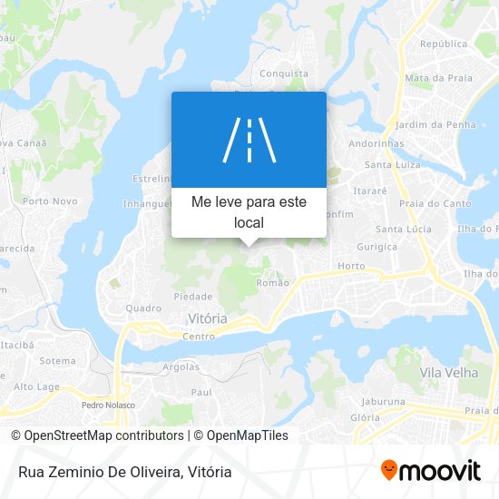 Rua Zeminio De Oliveira mapa