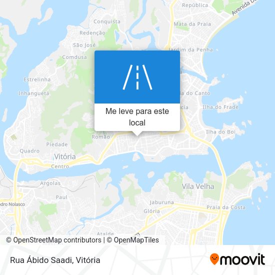 Rua Ábido Saadi mapa