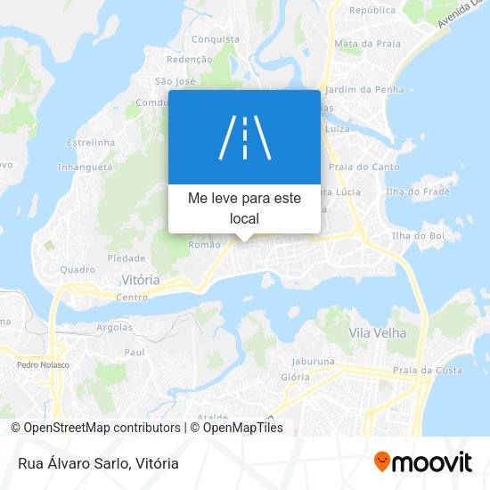 Rua Álvaro Sarlo mapa