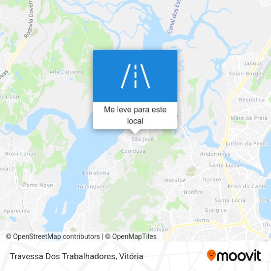 Travessa Dos Trabalhadores mapa