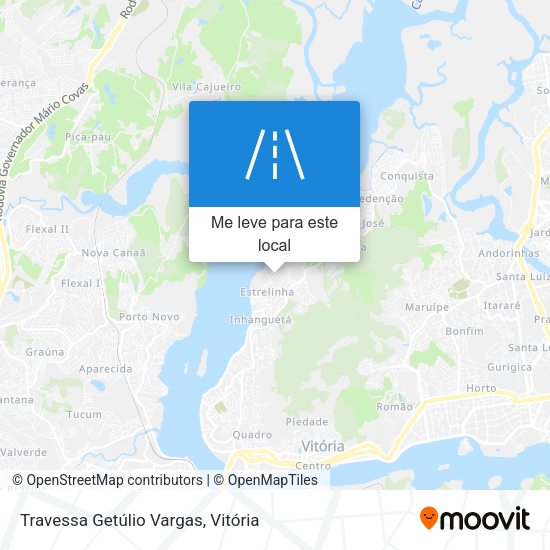 Travessa Getúlio Vargas mapa