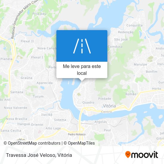 Travessa José Veloso mapa