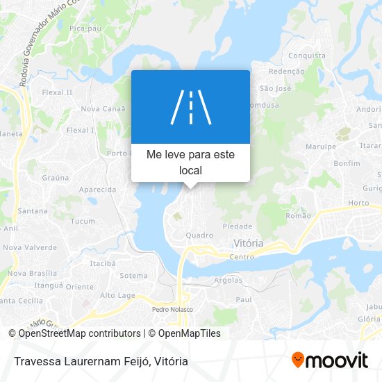 Travessa Laurernam Feijó mapa