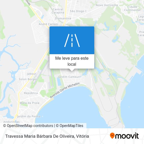 Travessa Maria Bárbara De Oliveira mapa