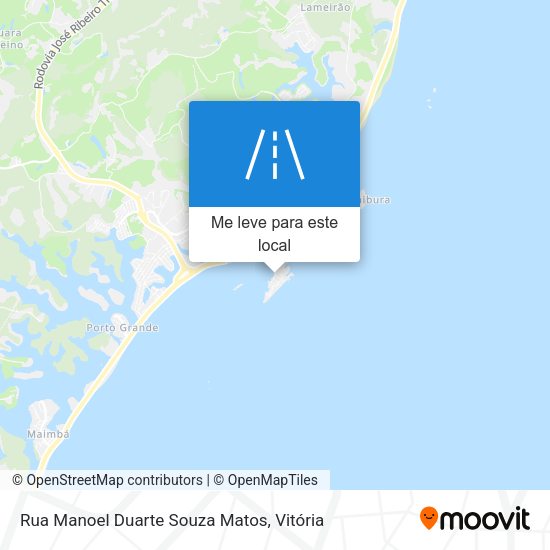 Rua Manoel Duarte Souza Matos mapa