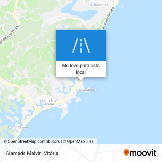 Alameda Malvin mapa