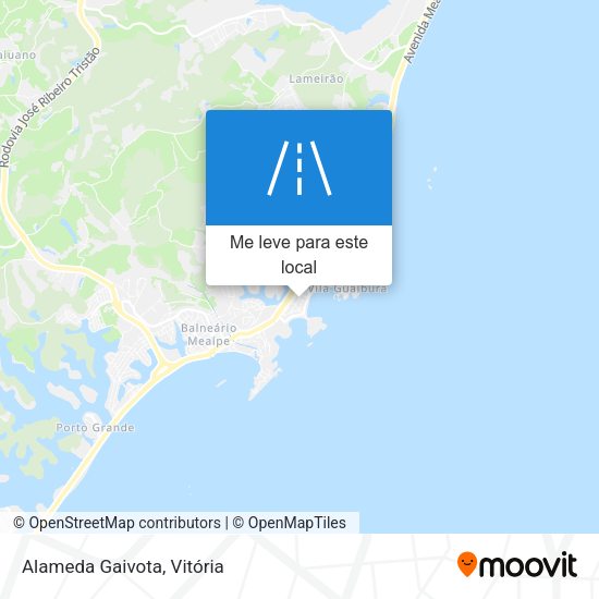 Alameda Gaivota mapa