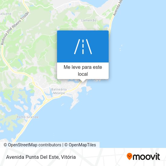 Avenida Punta Del Este mapa