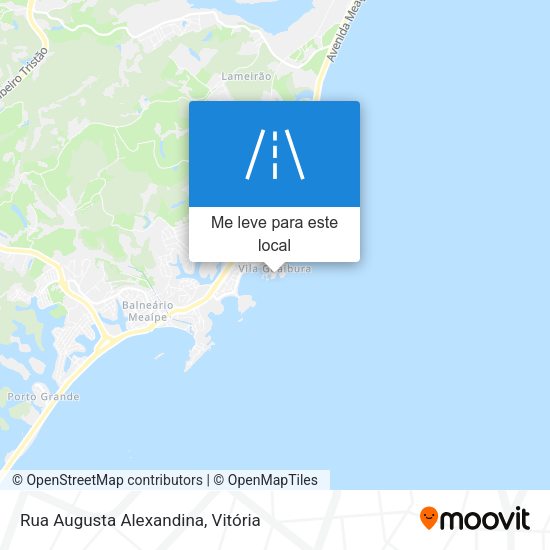 Rua Augusta Alexandina mapa