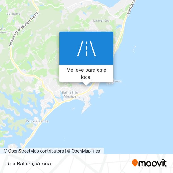 Rua Baltica mapa