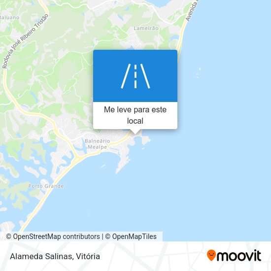 Alameda Salinas mapa