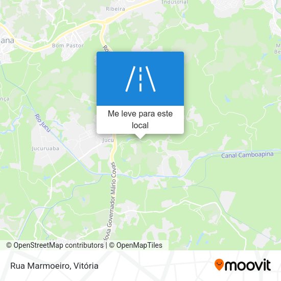 Rua Marmoeiro mapa