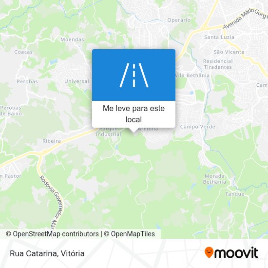 Rua Catarina mapa
