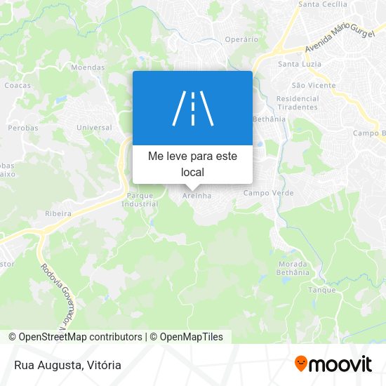 Rua Augusta mapa