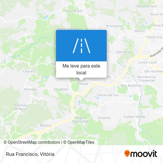 Rua Francisco mapa